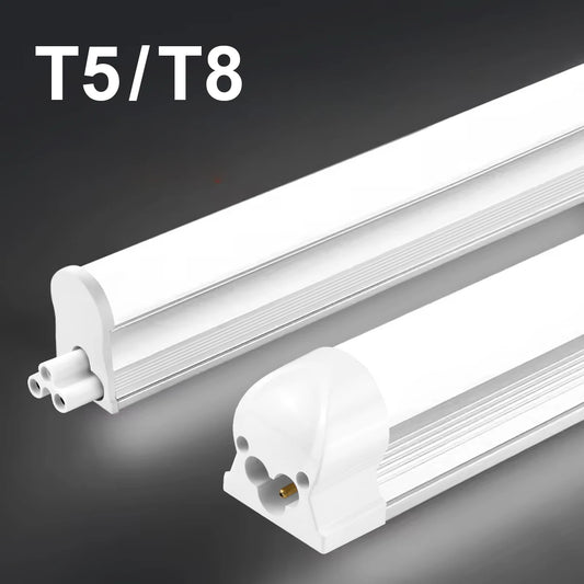 50CM T5 T8 Aluminum LED Light Tube 15W 25W LED Lamp Tube 220V For Desk Work Shop Garage Warehouse Kitchen Cabinet Lighting.