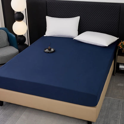 Waterproof Mattress Protector Cover, 100% Polyester & Polyurethane, Hypoallergenic Soft Sanded Fabric, Deep Pocket Fitted Sheet.