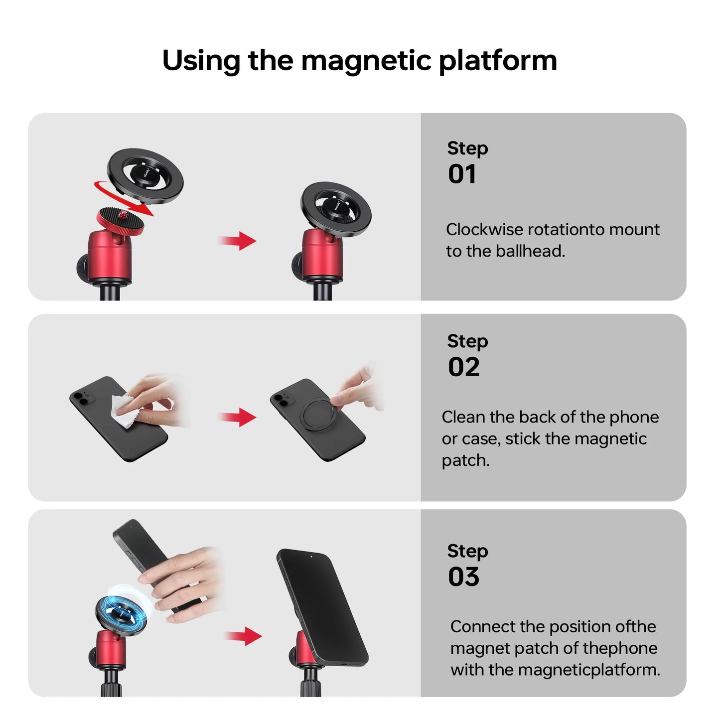 Manbily GF-M25 Aluminum Magnetic Golf Monopod Selfie Stick with Ground Spike Stakes Magnetic Tripod Stand for Golf Traing.