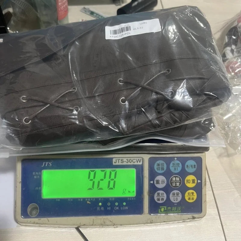 Women Vintage Brown Leather Jacket Lapel Padded Shoulder High Waist Leather Coat With Belt 2025 Lady Autumn Fashion Short Coats.