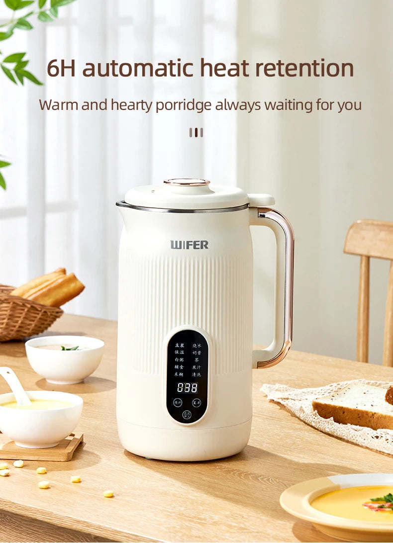 Automatic Soy Milk Machine Multifunctional Juicer Blender Home Wall Breaking Machine Soybean Milk Maker Breakfast Machine 220V.