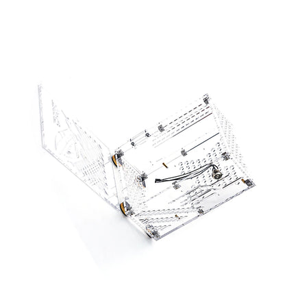 Portable Small Computer Case  Shell Compact PC Case Desktop PC Case Mini-ITX Motherboard FLEX Power Supply PC chassis.