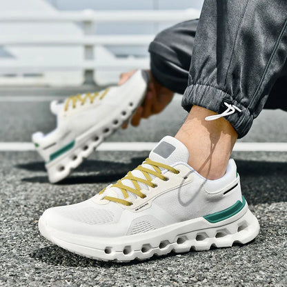 2025 Summer Cushion Men's Running Shoes Breathable Mesh Brand Sneakers Men Jogging Shoes Lightweight Non-Slip Men Athletic Shoes.