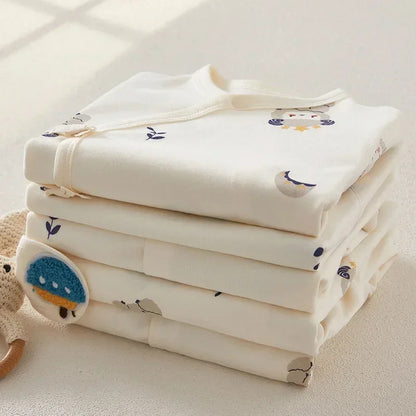 Baby Strampler Gereinigte Baumwolle Neugeborene Kleidung Cartoon Jungen Mädchen Bodys Lange Ärmel Belüftung Vier Jahreszeiten Strampler Pyjamas.