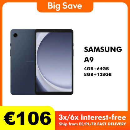 Samsung SM-X110 Galaxy Tab A9 8.7'' Wi-Fi 4GB/64GB 8GB/128GB Tablet.