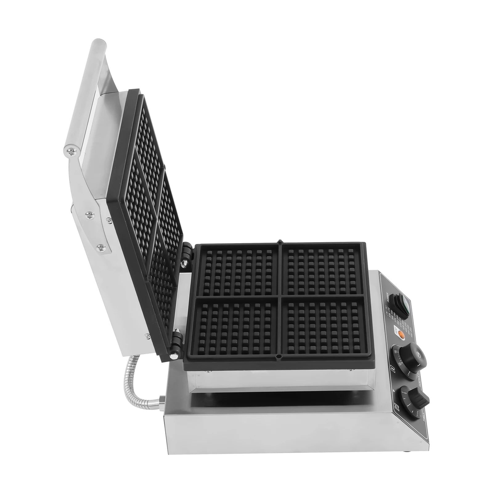 1750W Electric Waffle Maker 4 Grids Waffle Making Machine for Making Waffles Home Kitchens Commercial 50-300℃.