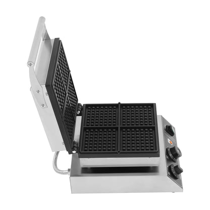 1750W Electric Waffle Maker 4 Grids Waffle Making Machine for Making Waffles Home Kitchens Commercial 50-300℃.