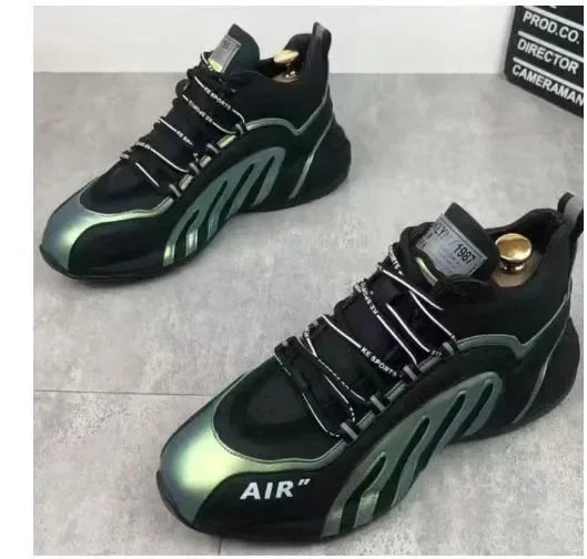 Sneakers Men Fashion  Casual Lightweight Breathable Running Shoes Men Sneakers Lace-up Platform Sneakers Footwear Zapatos Hombre.