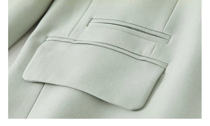 SENTUBILA 3 Piece Blazer Pant Suit Sets Women 2025 Autumn Suit Jacket Waistcoat Dress Pant Office Outfit Matching Set 141Z53565