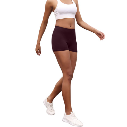 High Elasticity Sports Shorts Biker Shorts For Women Super Soft No See Yoga Running Push Up Gym  Fitness Women's Activewear.