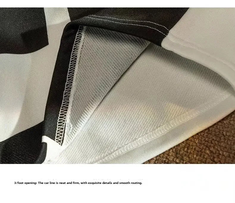 Sommer Casual männer Shorts Ins Trendy Marke Amerikanischen Stil Gespleißt Mittlere Taille Gerade Bein Lose Fit Breite Bein Minute Jogginghose.