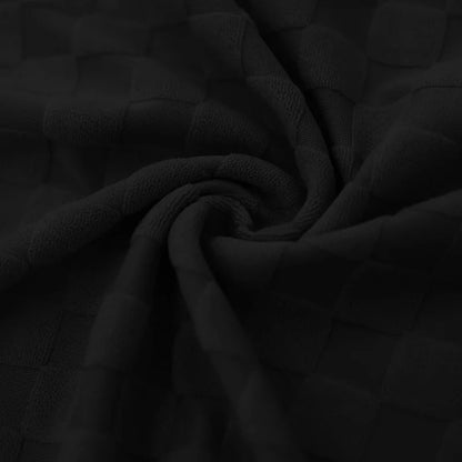 European and American Oversized Fashion Brand Men's Summer New Chessboard Plaid Loose Sports and Leisure Two-Piece Set