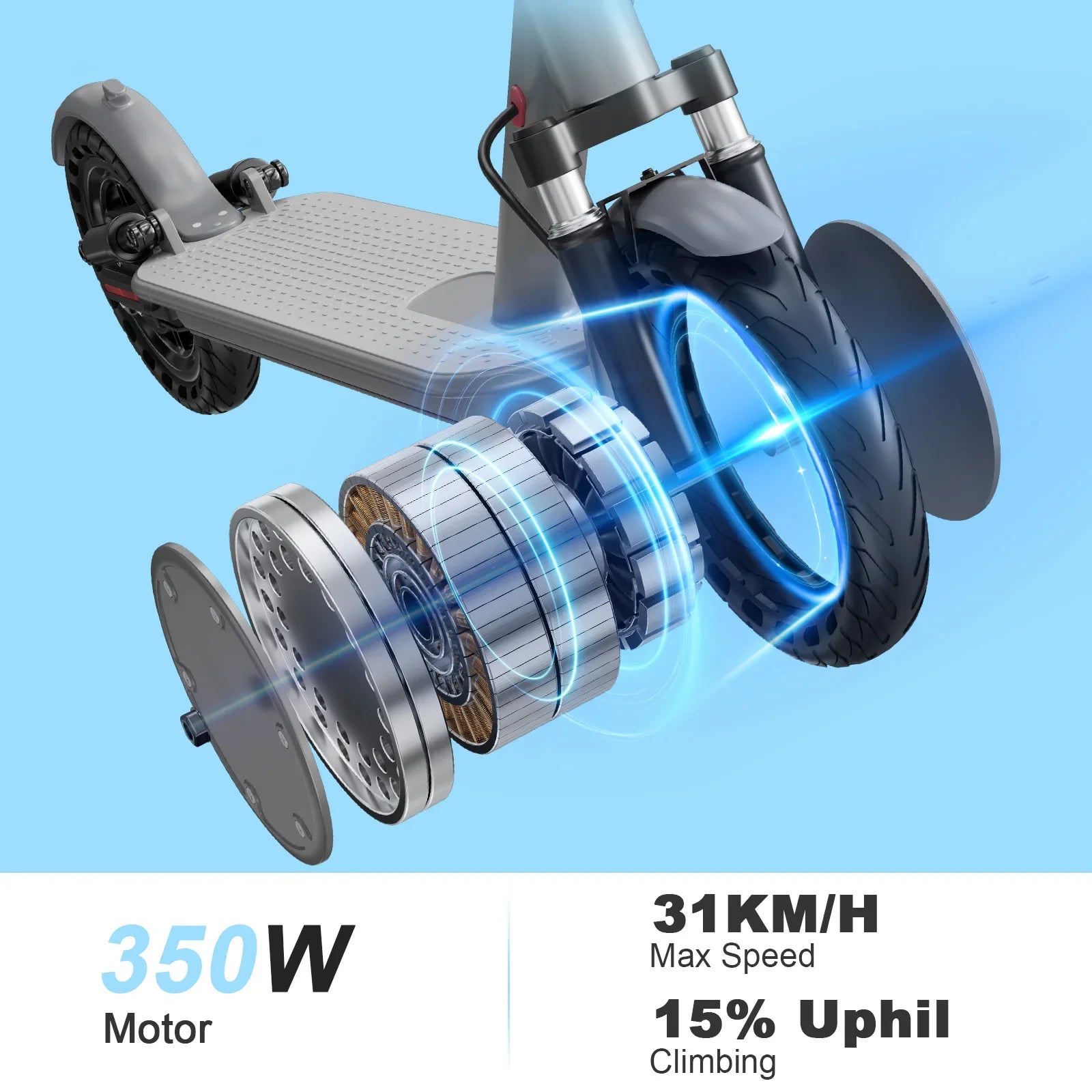 JUICEASE M365 P7 Electric Scooter 35KM Range 600W Powerful Motor 20°Climbing 36V 10.5AH with Turn Signal Escooter Christmas Gift.