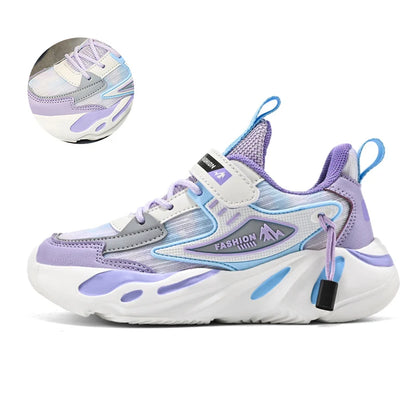 Fashion Children Shoes Girls Sneakers School Sports Summer Mesh Breathable For Kids Tennis Casual Shoes.