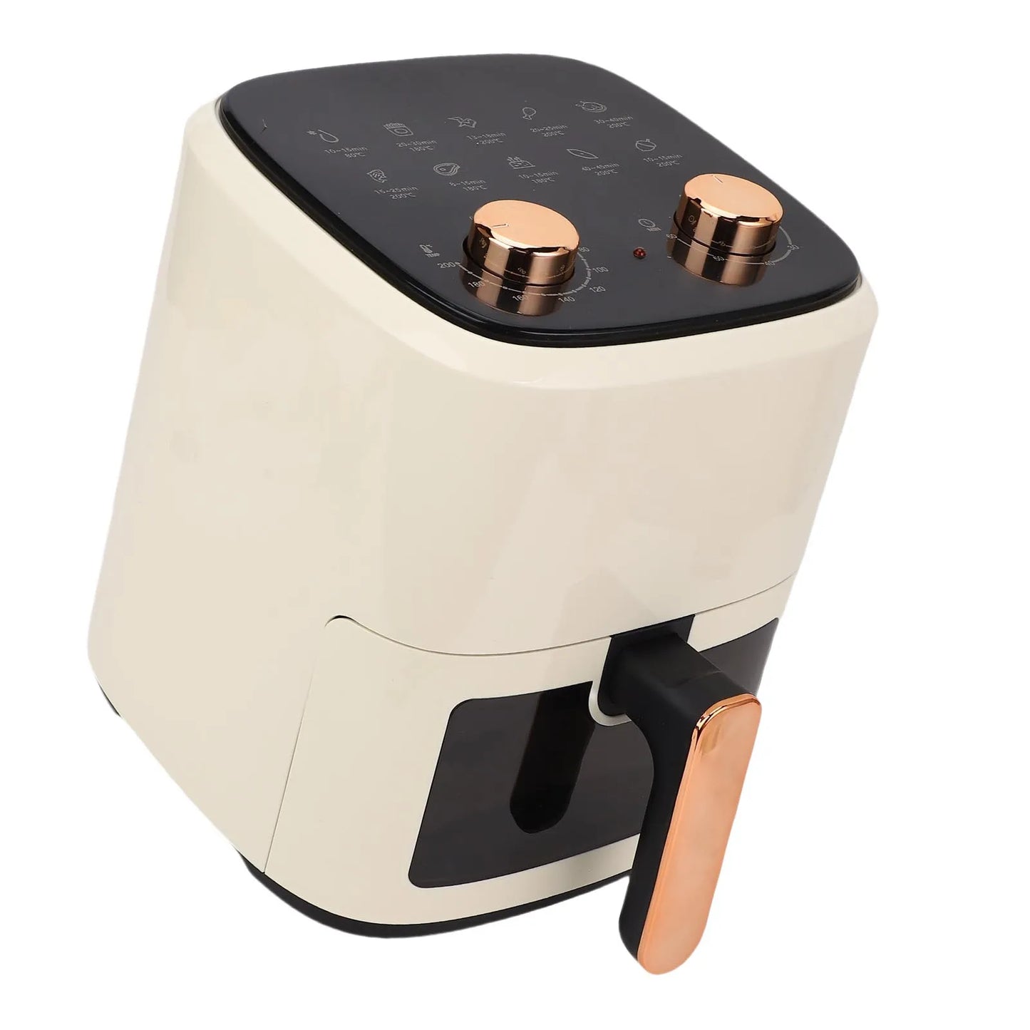 1350W Air Cooker 5.5L Large Capacity Full Automatic Multifunction Oilless Kitchen Fryer for Making Egg Tart Grilled Fish.