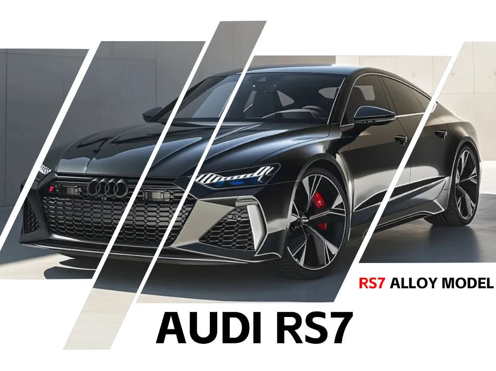 1:18 Key Remote Control Version AUDI RS7 Alloy Sports Car Model Diecast Metal Racing Vehicle Car Model Sound Light Kids Toy Gift.