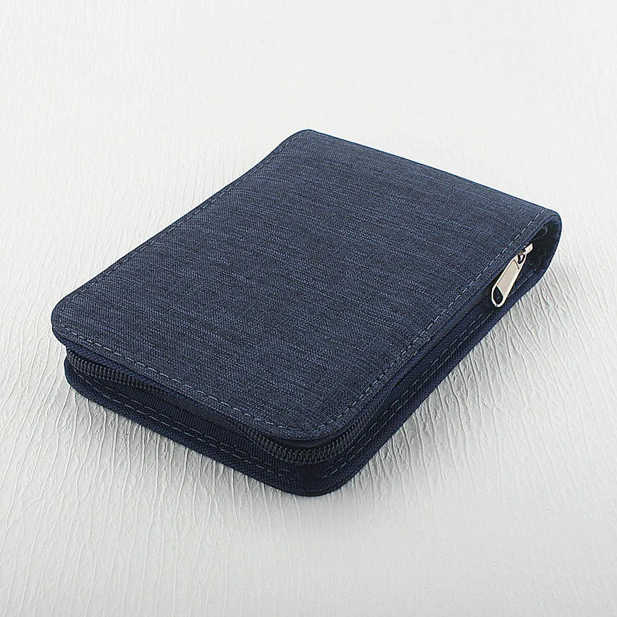 48 /24/10 Slots Fountain Pen Case, Canvas Pen Holder Display Pouch Bag Storage Large Capacity Waterproof