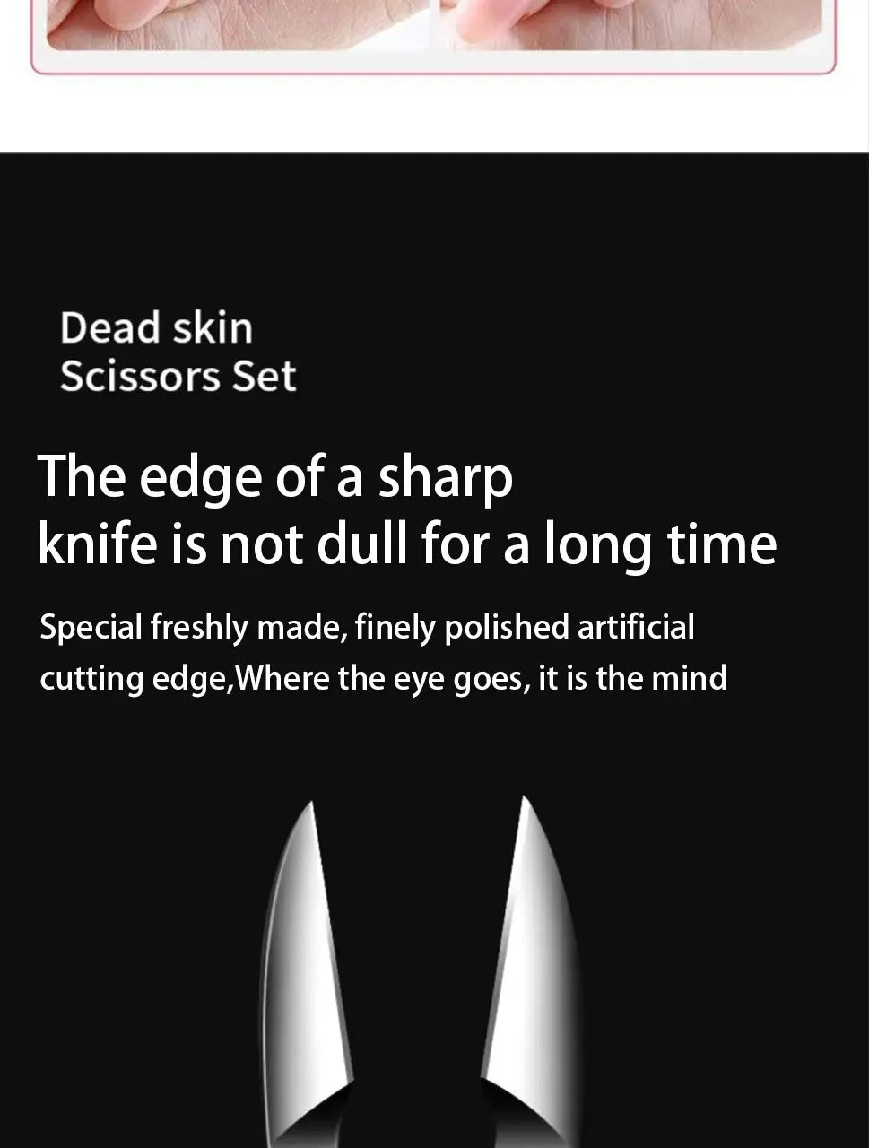 Stainless Steel Nail Scissor Steel Push Nail Art Tool Set Stainless Steel Nail Barb Scissor Nail Remover Skin Eliminator Pliers.