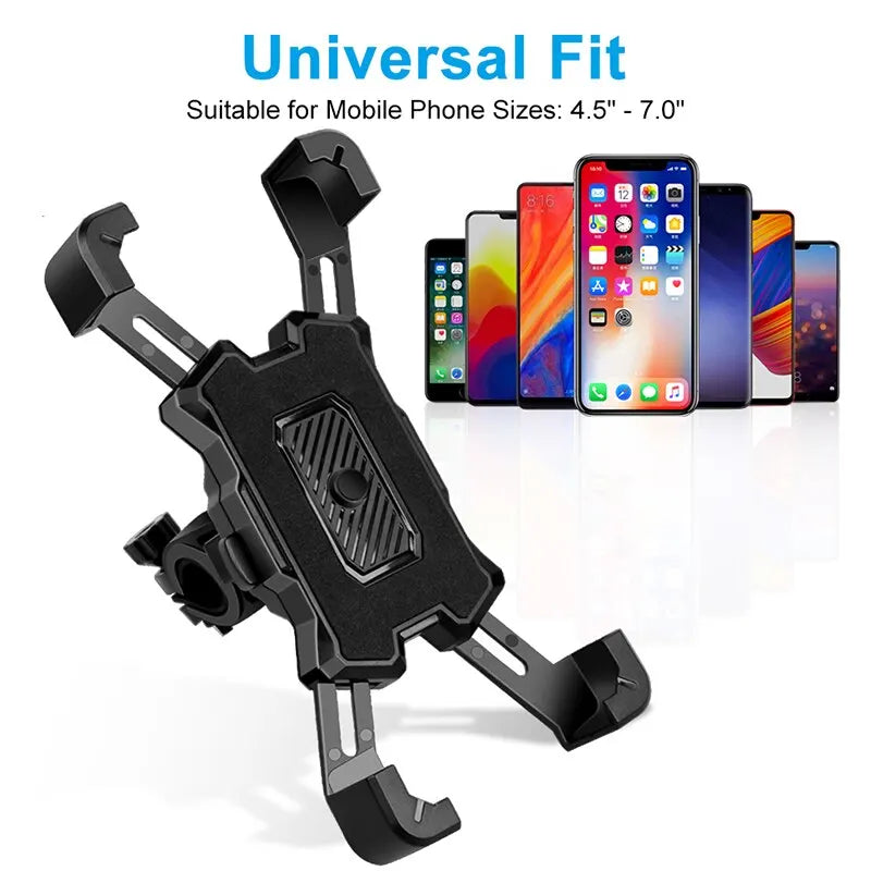 360 Degrees Rotatable Electric Bicycle Phone Holder for iPhone Riding MTB Bike Moto Motorcycle Stand Bracket Non-slip Cycling.