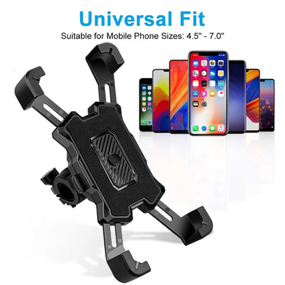 360 Degrees Rotatable Electric Bicycle Phone Holder for iPhone Riding MTB Bike Moto Motorcycle Stand Bracket Non-slip Cycling.