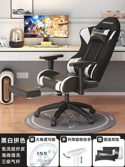 Moderne Gaming-Bürostühle, Computer, ergonomisch, drehbar, Komfort-Bürostühle, verstellbare mobile Büromöbel, Bureaustoel LLOC