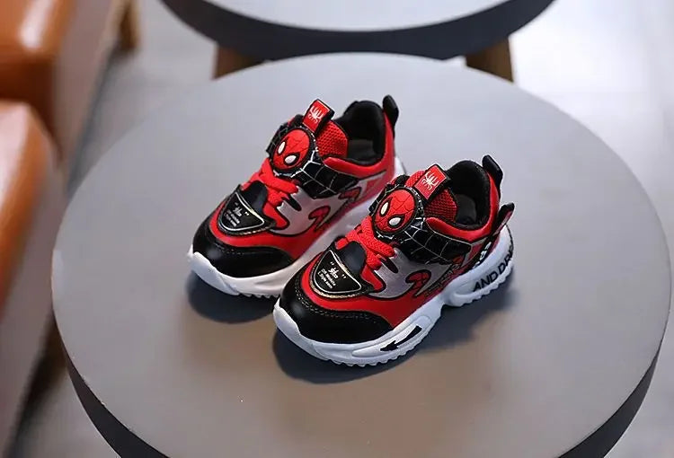 2024 New Arrival Disney Children Casual Shoes Fashion Cartoon Spiderman Boys Sneakers Kids Outdoor Shoes Sport Shoes for 1-6Y.