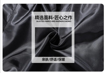 Men's Winter Pants Duck Down Padded Pants Thick Warm Black Loose Jogger Windproof High Waist Elastic Thermal Down Trouser Male.