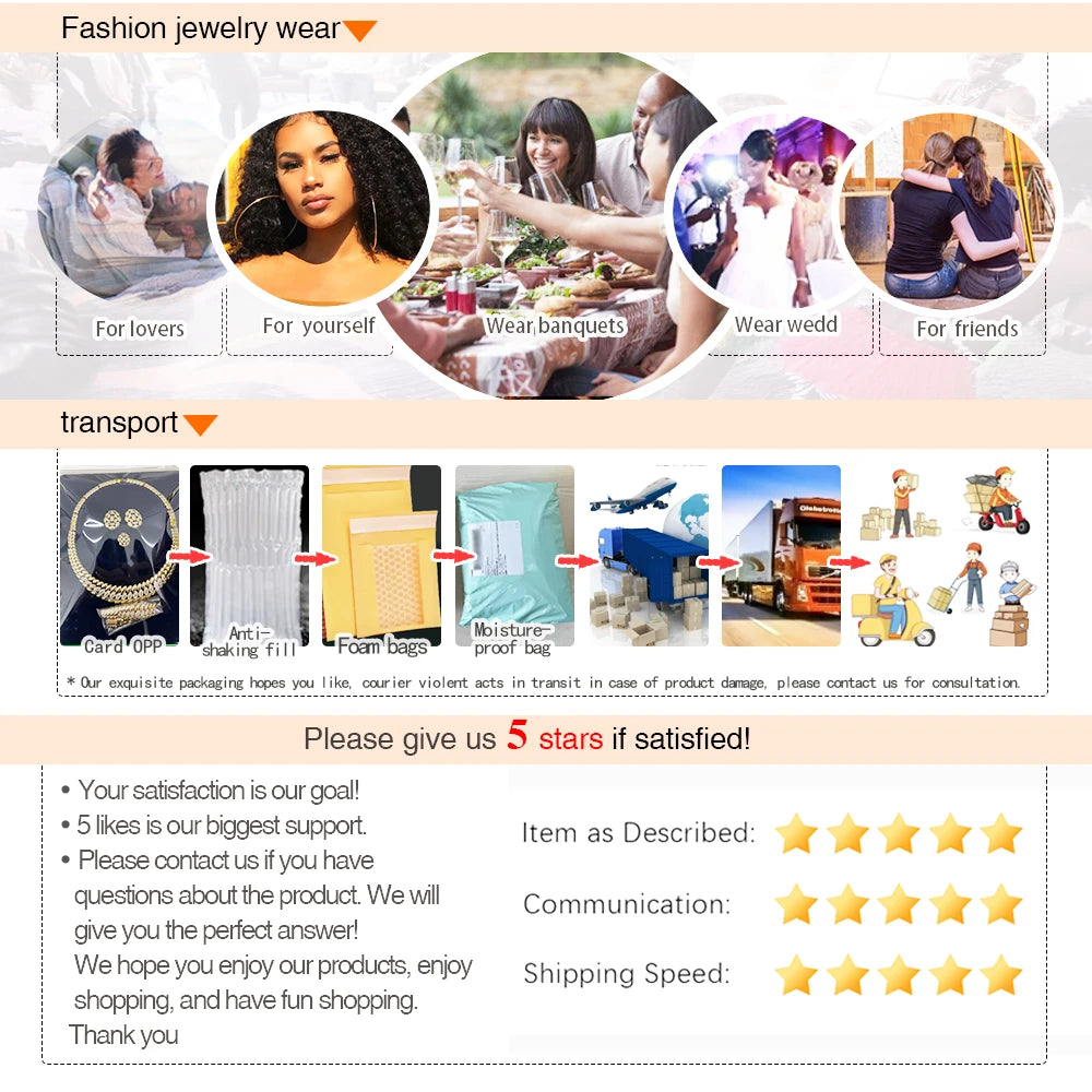 GZJPEI Monaco Chain 18K Gold Plated Cuban Chain Jewelry Set High Quality Necklace Bracelet 2025 New For Bridal Wedding Gift.