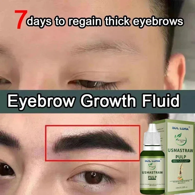 Eyebrow Growth Serum Eyelash Hair Growth Anti Hairs Loss Product Prevent Baldness Fuller Thicker Lengthening Eyebrow Makeup.
