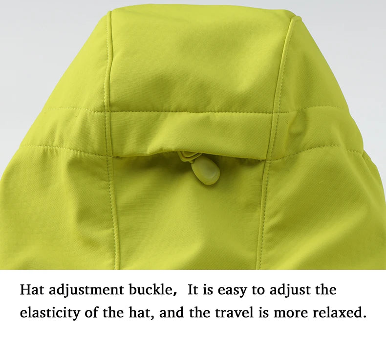 JNLN Men Women Waterproof Soft Shell Jacket Windproof Warm Fleece Rain Coat Unisex Hiking Climbing Trekking Outdoor Windbreaker