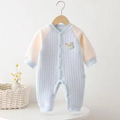 Baby-Body ohne Knochen, warmer Strampler für Neugeborene, Jungen und Mädchen, Cartoon-Body mit langen Ärmeln, Kletteranzug.