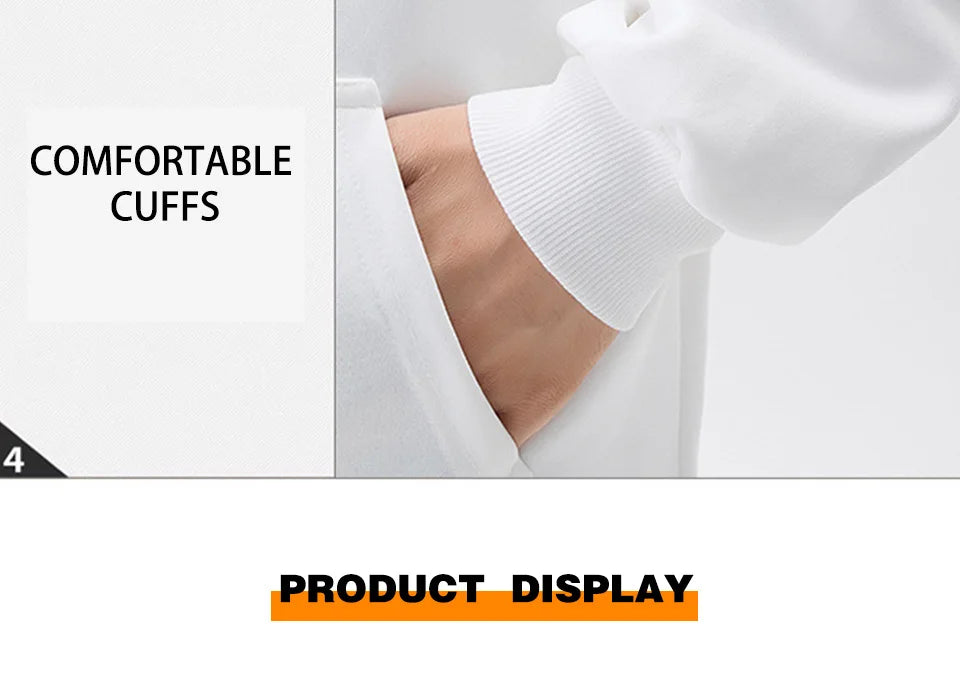 470G-570G HeavyWeight Cotton New Autumn Casual Men's Top Solid Color Loose Pullover Hoodies Sweatshirt Long-Sleeve Men Clothing