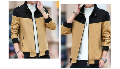 DIMUSI Winter Men's Bomber Jacket Casual Mens Outwear Fleece Warm Coats Fashion Stand Collar Uniform Jackets Mens Brand Clothing.