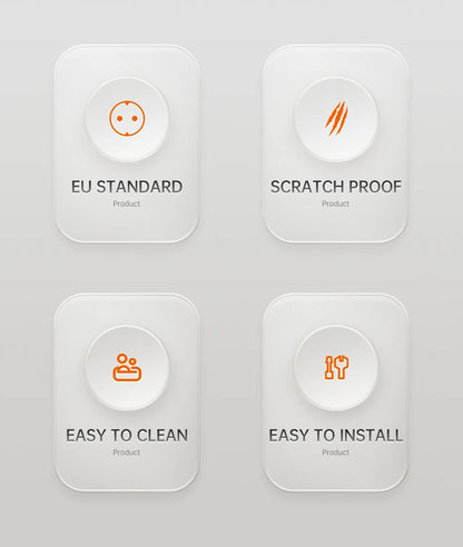 Bseed eu Standard Wand steckdosen Typ-C-Steckdosen Wand steckdose USB-Ladeans chluss Glasscheibe Kinderschutz 16a.