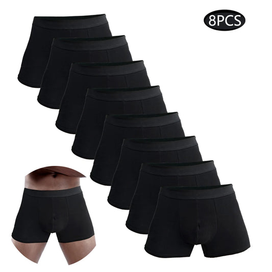 8 stücke Boxer Baumwolle unterwäsche für männer Sexy männer höschen Set Hohe Qualität Herren Boxer Shorts Familie Unterhose Mann sexy Männlichen Stamm