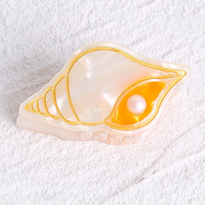 Acetate Ocean Animal Hair Clips for Women Non-Slip Summer Beach Accessories Crab Starfish Whale Multi-Pack Gifts.