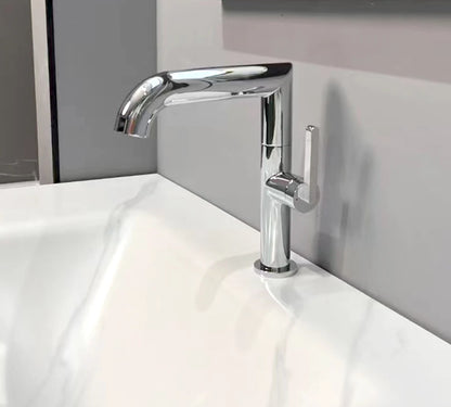 VGX Bathroom Faucets Stainless Steel Basin Mixer Sink Faucet Gourmet Washbasin Tapware Hot Cold Water Tap Brushed Gold Grey