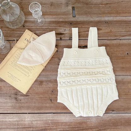 MILANCEL 2023 Baby-Bodys, gestrickt, für Kleinkinder, Mädchen, Kleidung, Kleinkinder, einteilig, Jungenkleidung