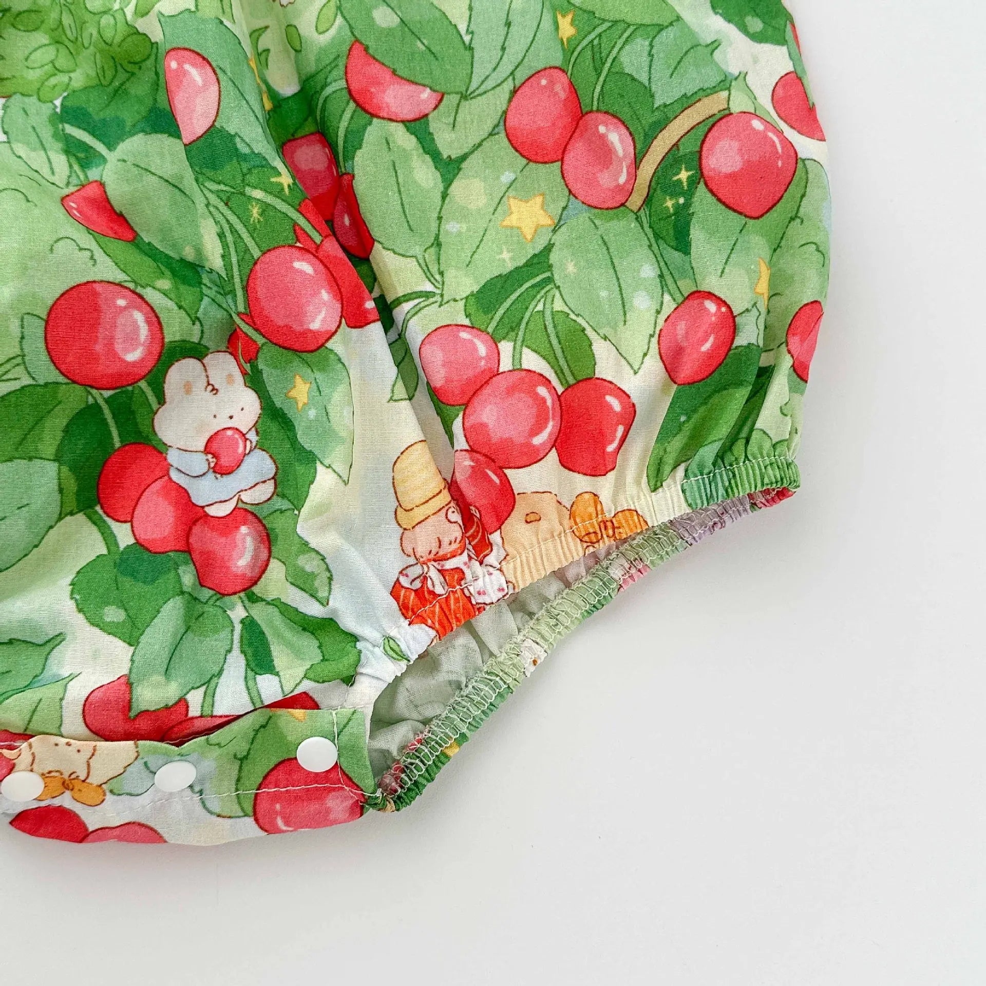 0-2 Jahre Baby Mädchen Kleidung Peter Pan Kragen Kleinkind Mädchen Body & One Piece Bunny Print Baby Mädchen Kleidung.