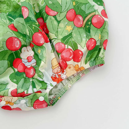 0-2 Jahre Baby Mädchen Kleidung Peter Pan Kragen Kleinkind Mädchen Body & One Piece Bunny Print Baby Mädchen Kleidung.