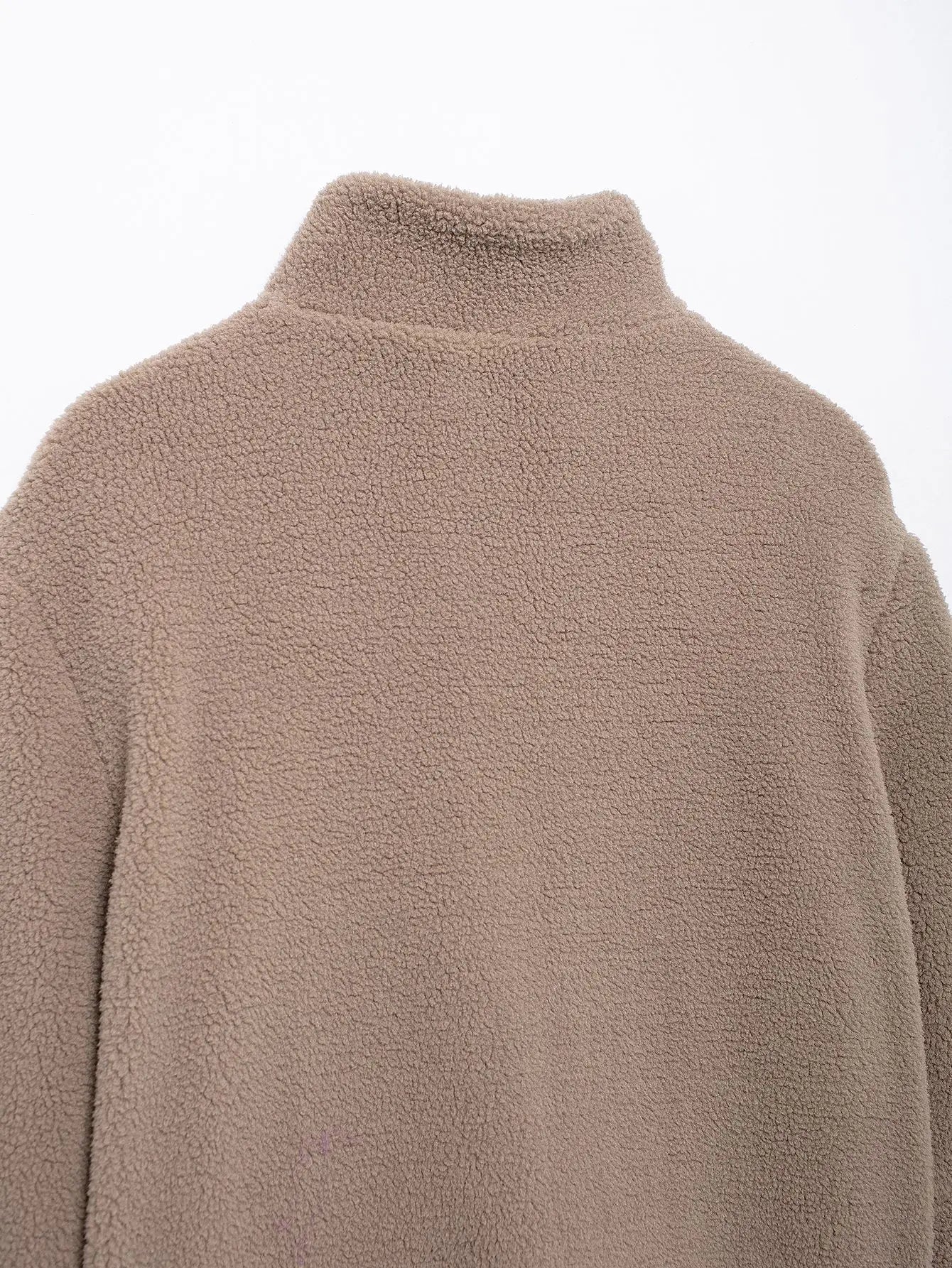 Winter Fleece frauen Mantel Zipper Stehkragen Lose Verdickt Mantel frauen Herbst Warme Neue Casual Trendy frauen Mantel