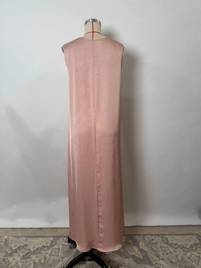 Fashion Lace Embroidered 2 Piece Set Robe Belt Abaya Dubai Kaftan Women Muslim Dress Morocco Caftan Ramadan Kebaya Jalabiya Gown