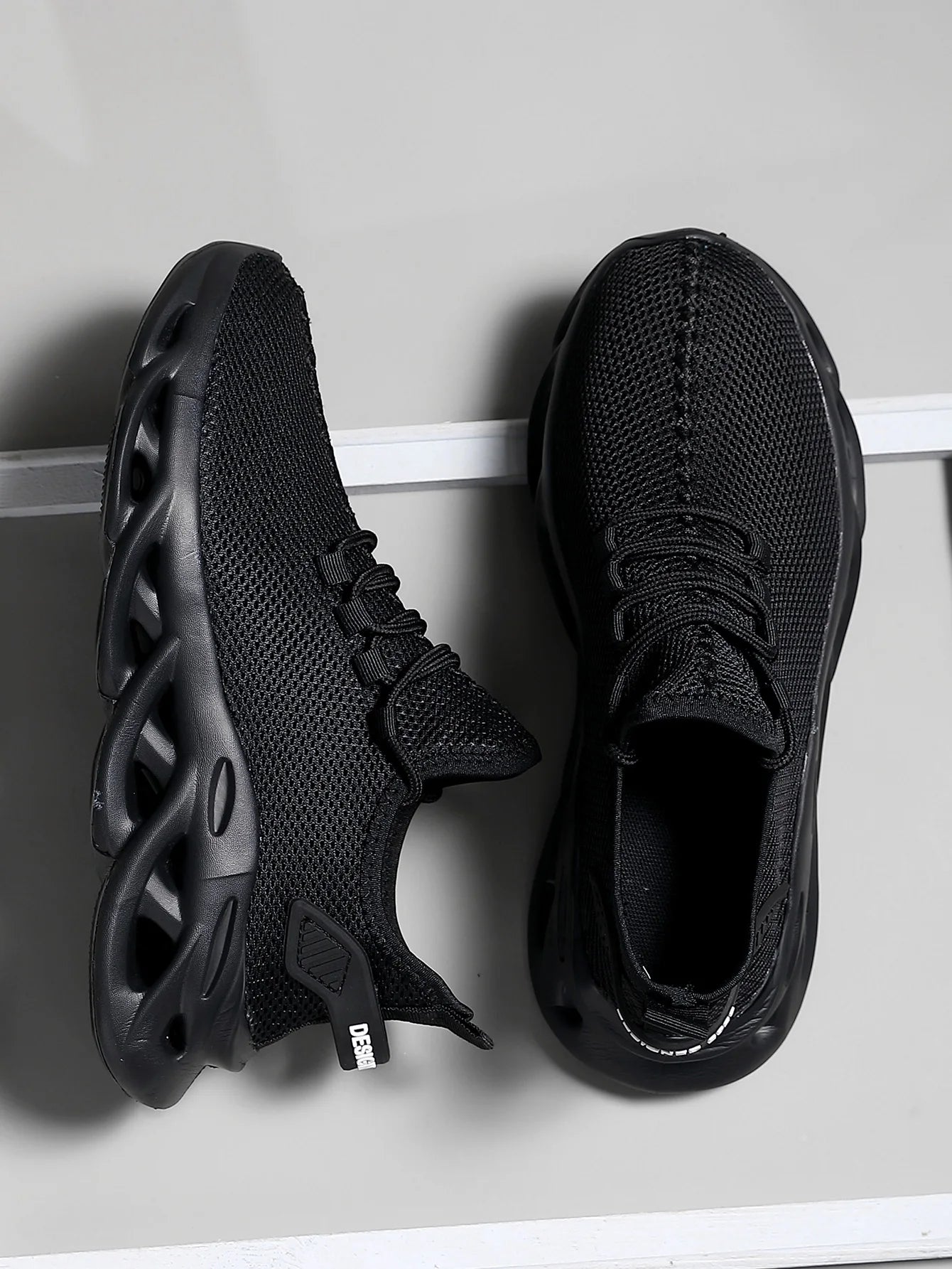 Männer Sport Laufen Schwarz Jogging Schuhe Casual Turnschuhe Braun Outdoor Atmungsaktive Mesh Frauen Licht Stoßdämpfung Schwarz Tennis.