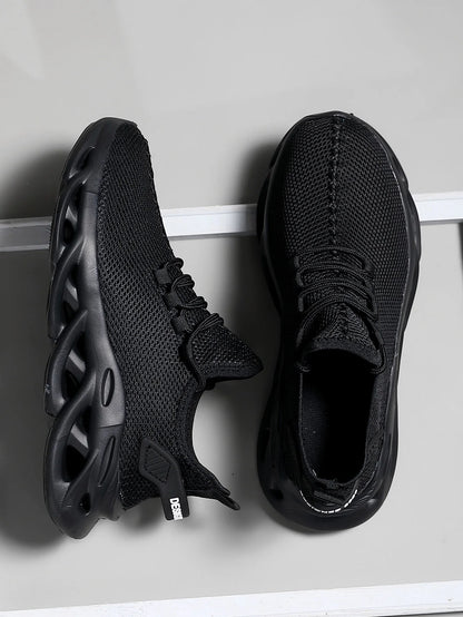 Männer Sport Laufen Schwarz Jogging Schuhe Casual Turnschuhe Braun Outdoor Atmungsaktive Mesh Frauen Licht Stoßdämpfung Schwarz Tennis.