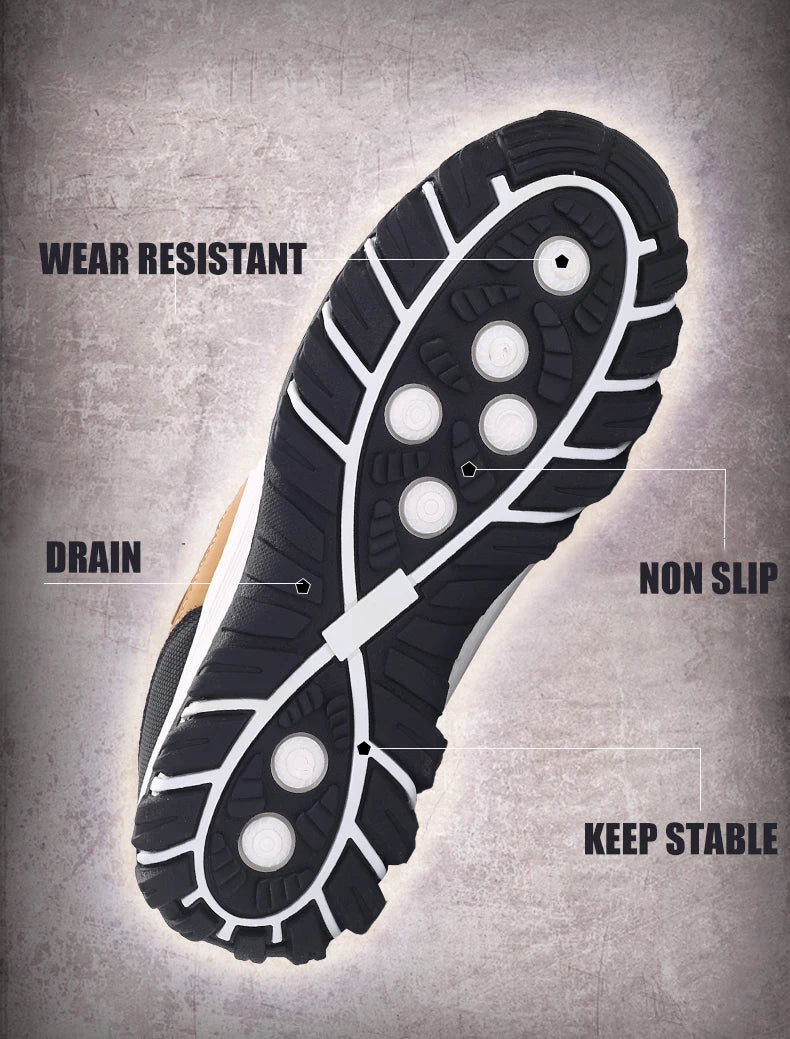 Outdoor Hiking Shoes for Men Camping Running Walking Jogging Sneaker Boots Waterproof AntiI-Slip Sport Shoes Zapatos Hombre.