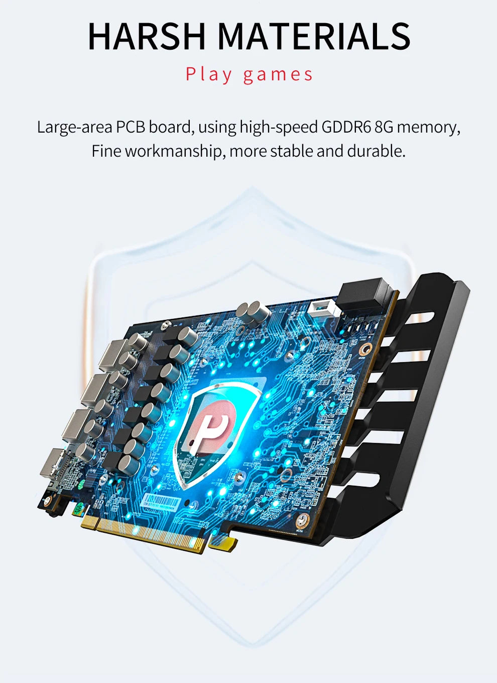 MLLSE Graphics Card RX 5500 8gb Placa De Video Gaming 7NM 128bit GDDR6 8Pin PCI Express 4.0 x 8 1717MHz DP*3 Desktop.