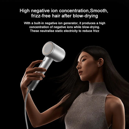 XIAOMI MIJIA High‑Speed Hair Dryer Pro,110k RPM,70 m/s Air,8 Airflow Modes,50 °C Constant Temp,200M Ions,CN Version With Ada.