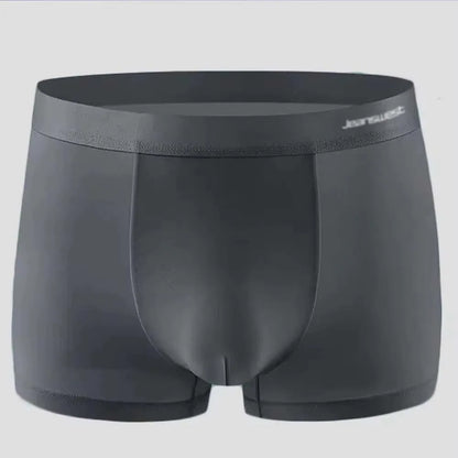 4 Stück Herren Boxershorts Unterwäsche Boxer Mann cool atmungsaktiv sexy Höschen Eis Seide Mode 4 Farben mischen xl 3xl 4xl 5xl