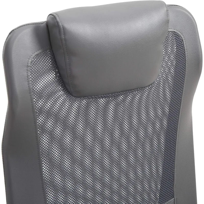 Vinsetto Bürostuhl Drehstuhl höhenverstellbar Chefsessel Schreibtischstuhl ergonomisch PU schwarz 66 x 73 x 108-118 cm