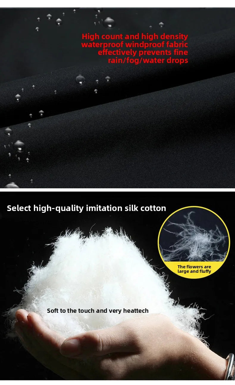 Top Grade Winter New Brand Hooded Casual Fashion Windbreaker Quilted Parka Jacket Puffer Bubble Coats Outwear Men Clothes.